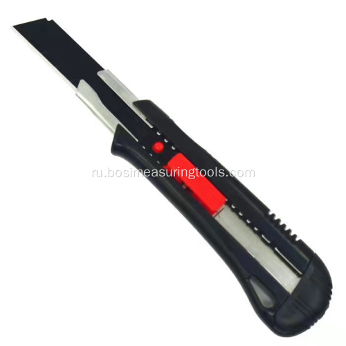 Экономичный пластиковый универсальный нож с широким лезвием 18 мм